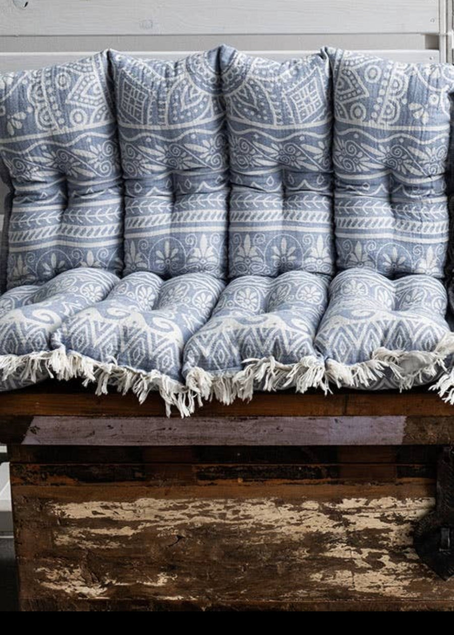 Elliniko Blue Jean Floor Cushion
