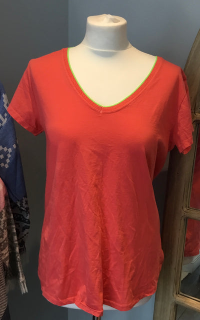 Neon Trim T shirt