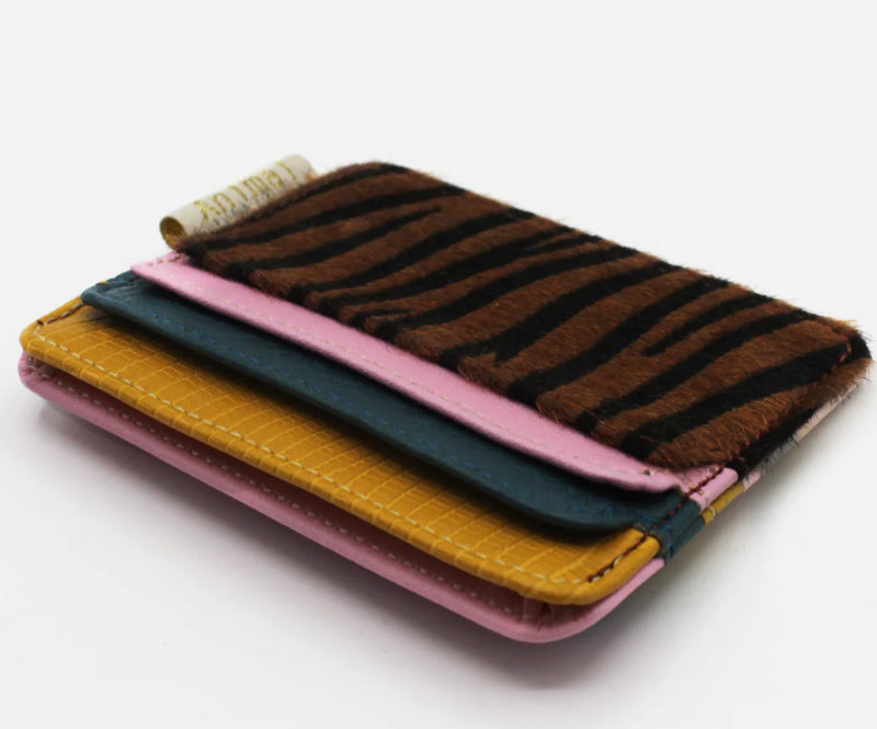 Tiger Print Card Holder Aurina Ltd