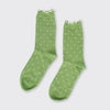 Small Spot Spring Sock - Pea Green