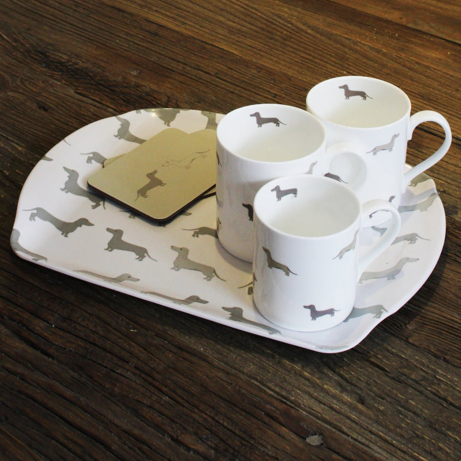 Dachsie Small Bone China Mug - Aurina Ltd