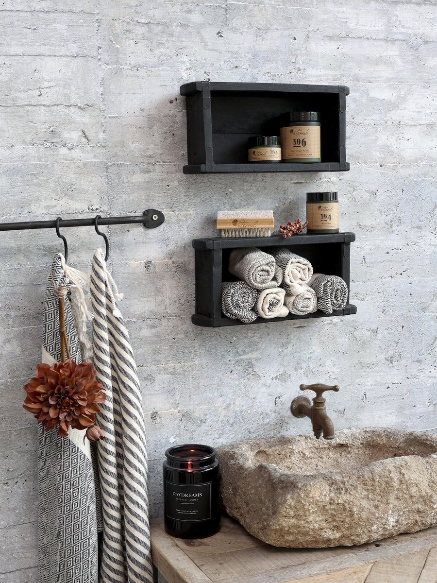 Mini Hammam Towel - French Grey - Aurina Ltd