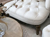 Vintage French Style Upholstered Love Seat - Aurina Ltd
