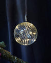 Glass Ball Decoration with LED Lights - Aurina Ltd