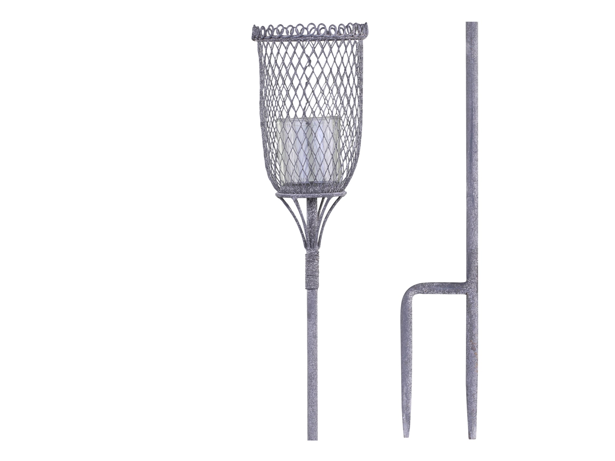 Garden Votive with Spear - Aurina Ltd