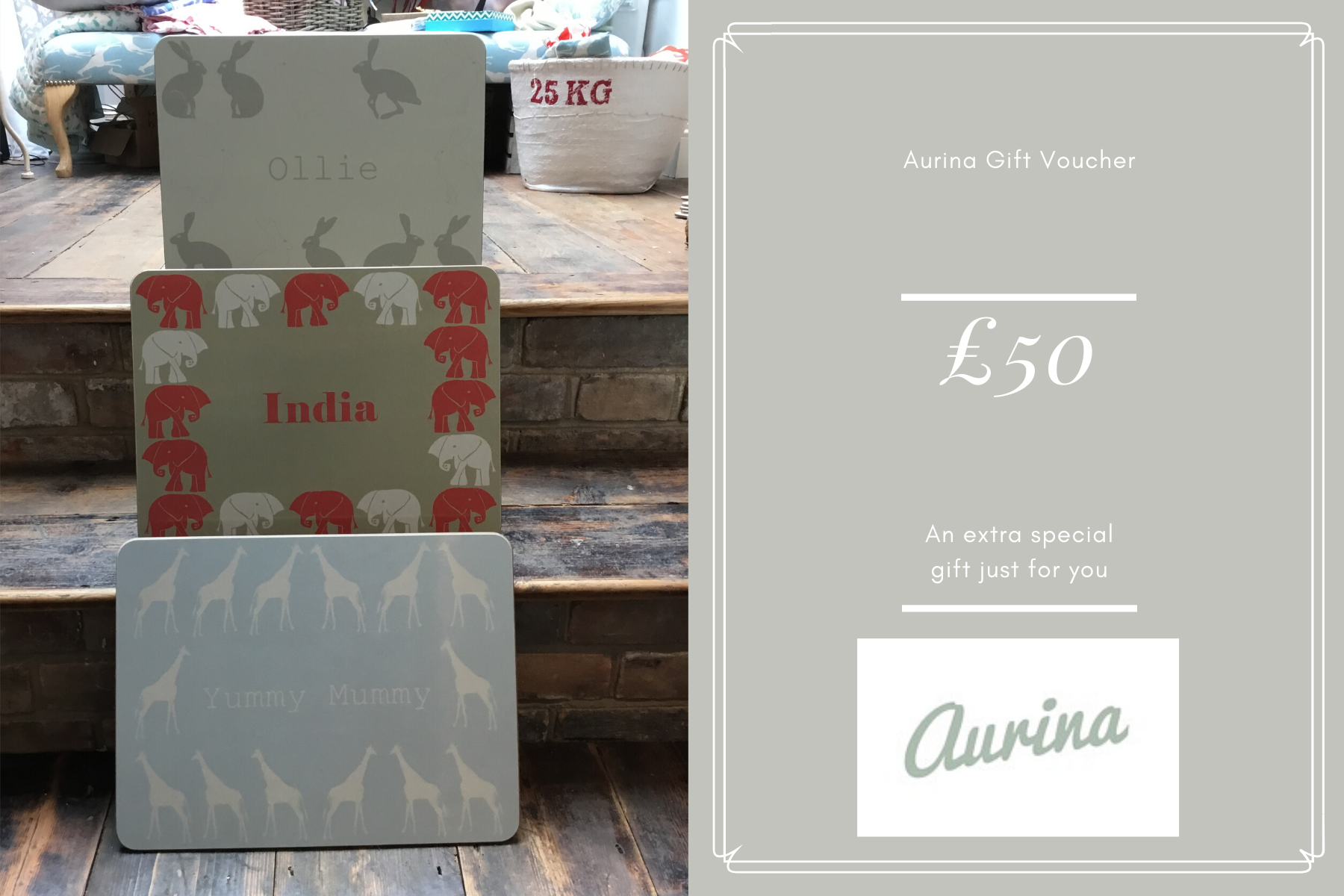 Aurina Gift Vouchers - Aurina Ltd