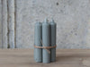 Grey Short Dinner Candle - Aurina Ltd