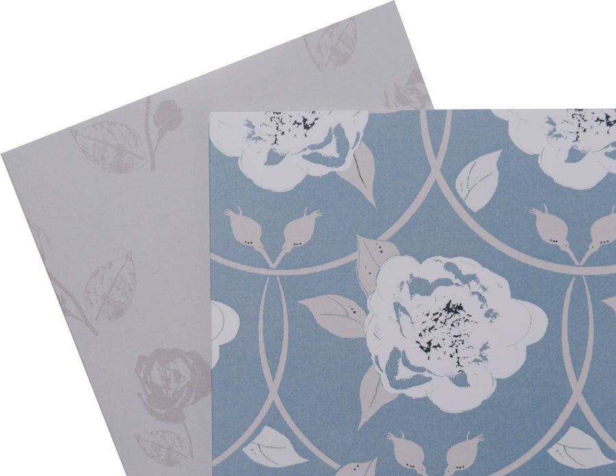Peony and Rose Note cards - Aurina Ltd