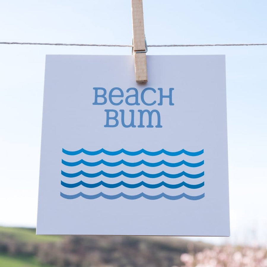 Beach Bum Card - Aurina Ltd