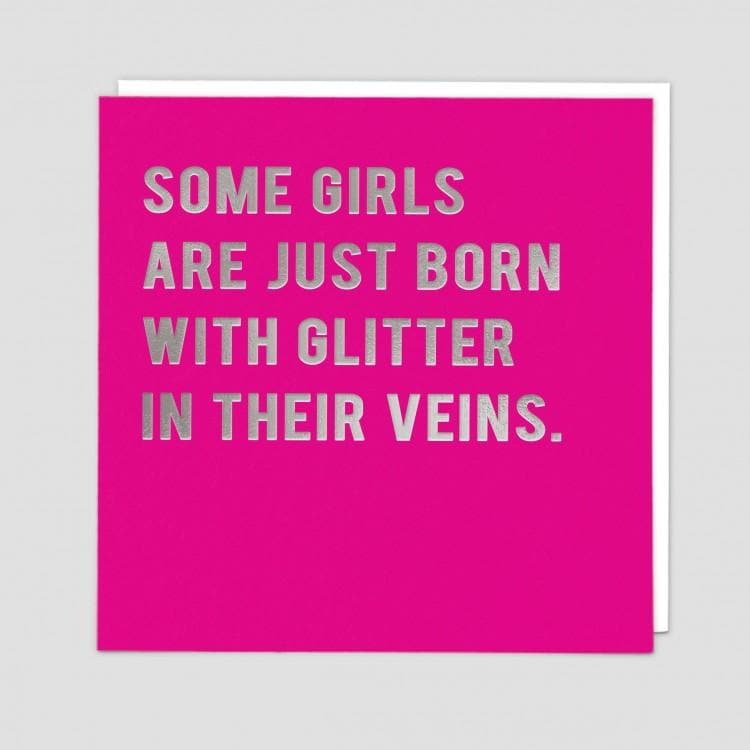 Glitter Girls Card - Aurina Ltd
