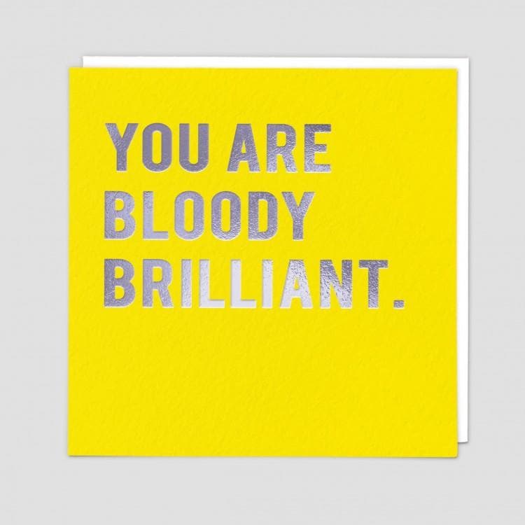 Bloody Brilliant Card - Aurina Ltd