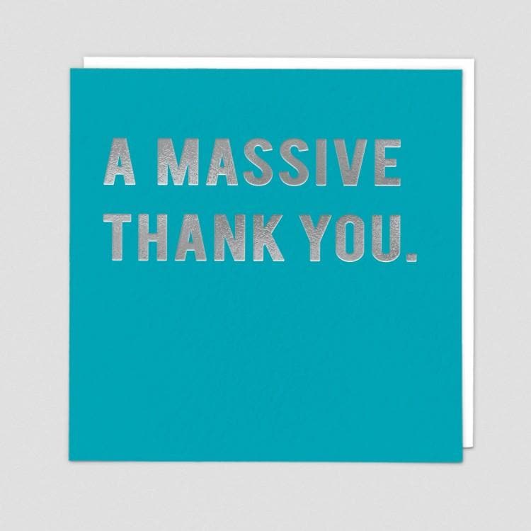 Massive Thank You Card - Aurina Ltd