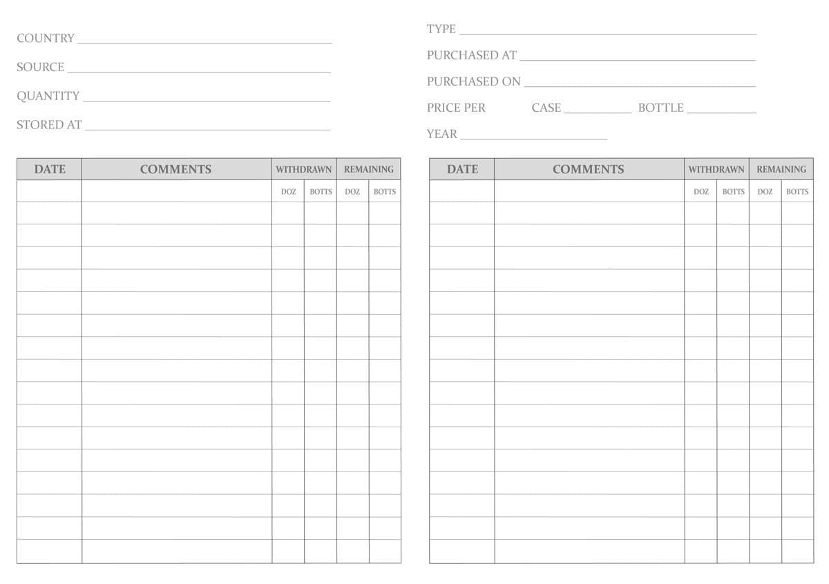 Cellar Book - Aurina Ltd