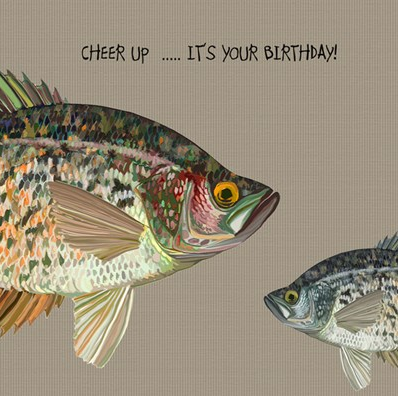 Cheer Up Fish Card - Aurina Ltd