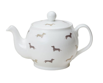 Dachsie Bone China Teapot - Aurina Ltd