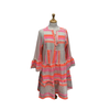 Neon Aztec Short Summer Dress - Aurina Ltd