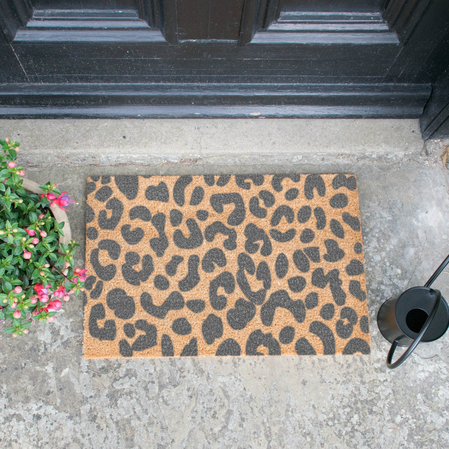 Grey Spotty Door Mat - Aurina Ltd