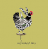 Hen Behaving Badly Card - Aurina Ltd