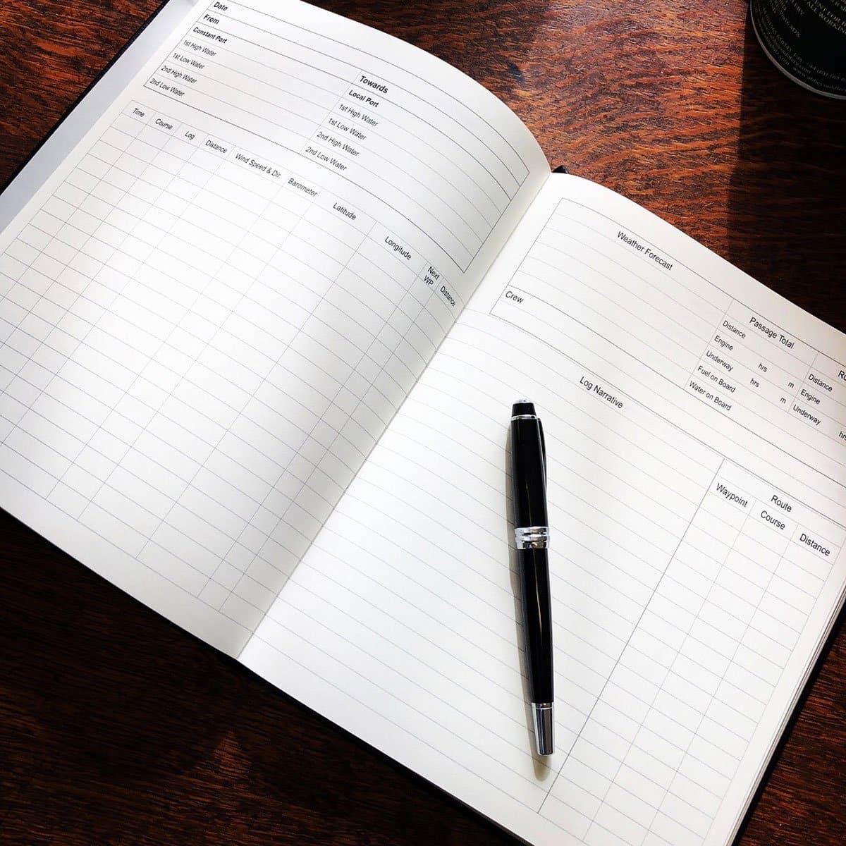 Sailing Log Book - Aurina Ltd