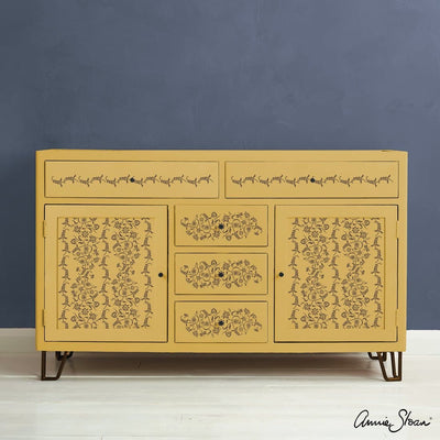 Annie Sloan Paisley Floral Garland Stencil - Aurina Ltd