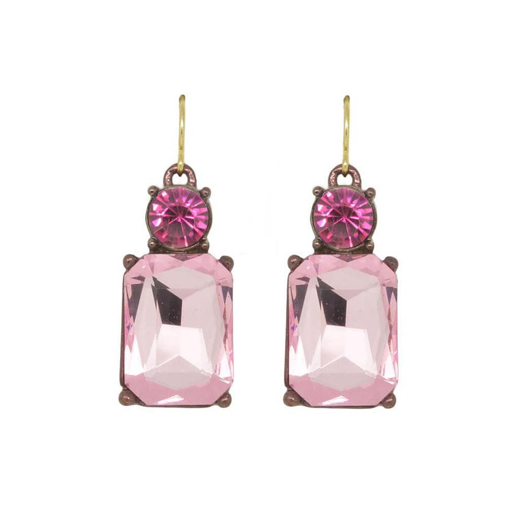 Vintage Gem Drop Earrings