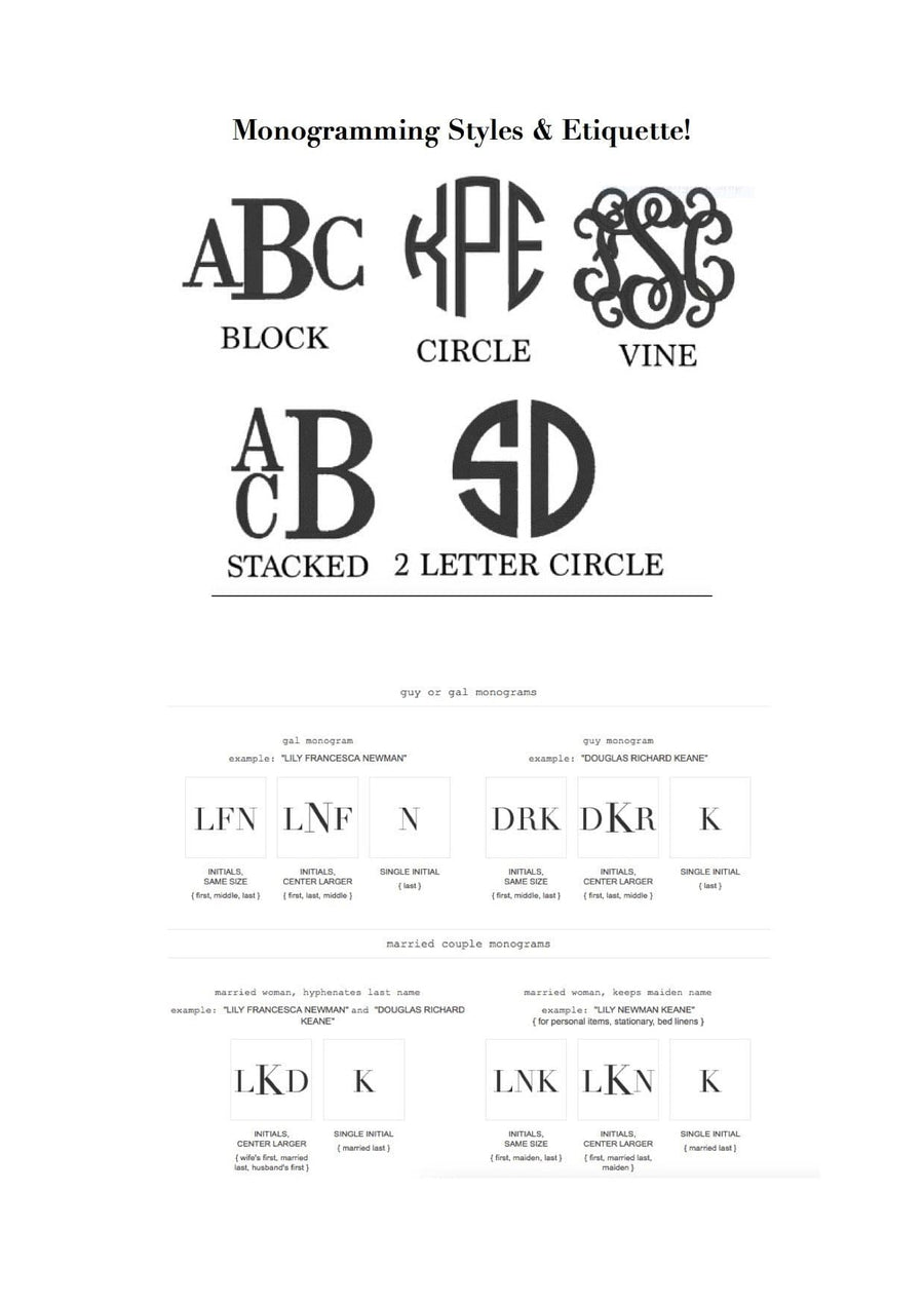 Natural Monogrammed Hat - Aurina Ltd