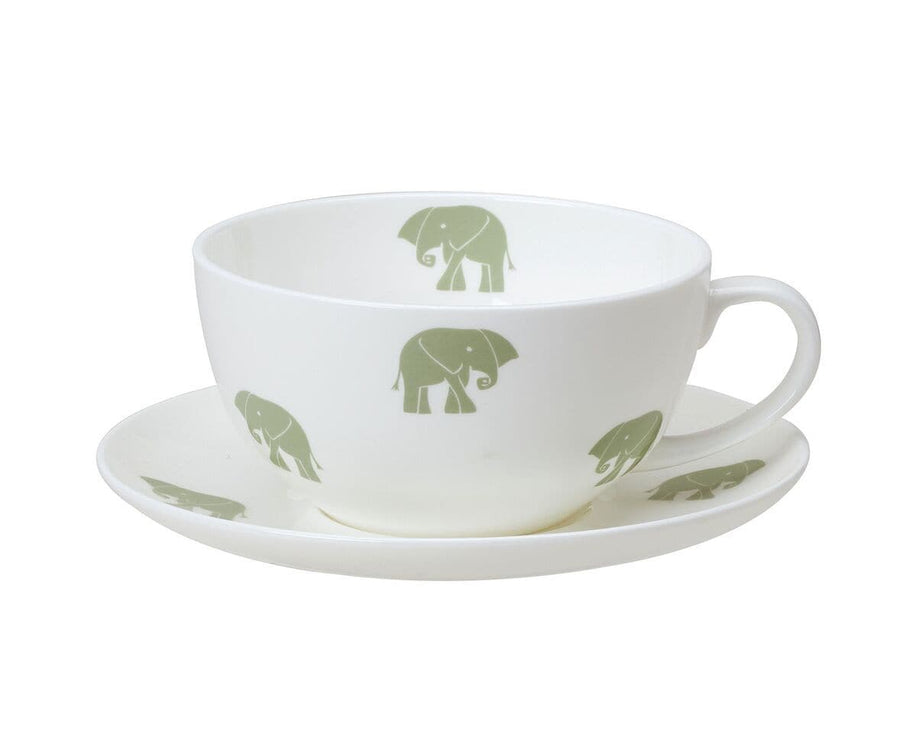Nellie Bone China Breakfast Cup and Saucer - Aurina Ltd