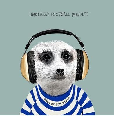 Football Pundit Card - Aurina Ltd