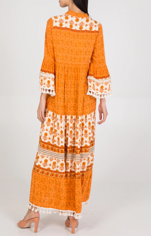 Maxi Tassel Dress - Aurina Ltd