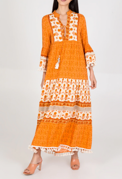 Maxi Tassel Dress - Aurina Ltd