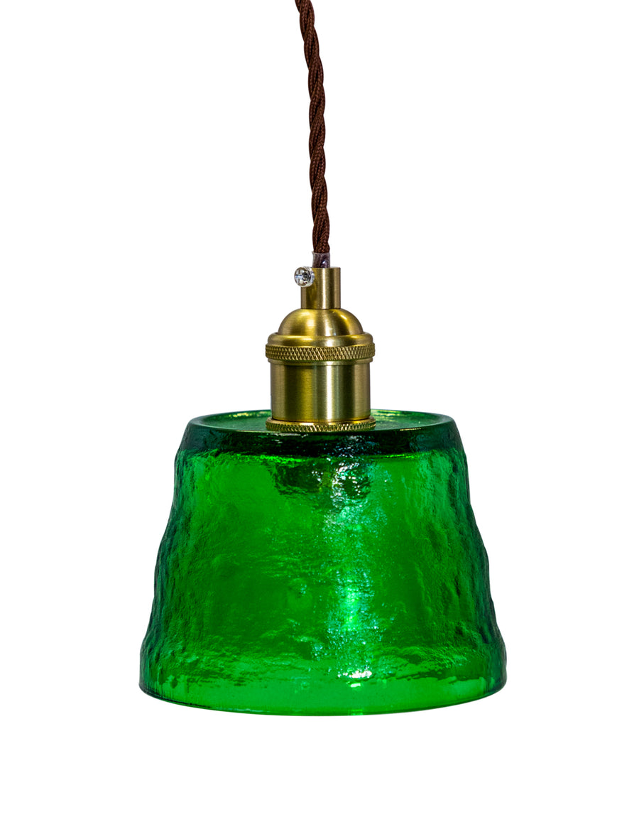 Antique Brass Pendant Light - Small