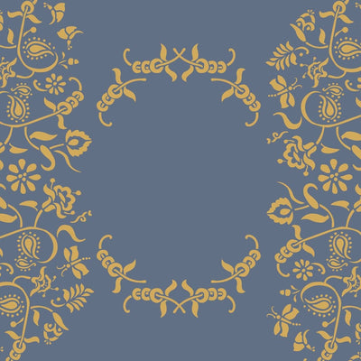 Annie Sloan Paisley Floral Garland Stencil - Aurina Ltd