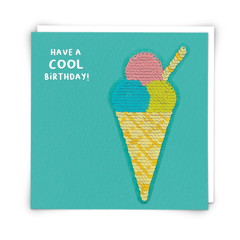 Sequin Card - Ice Cream Aurina Ltd