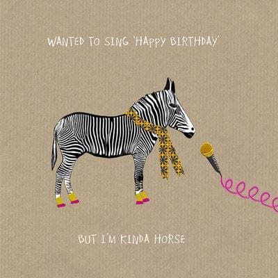Kinda Horse Birthday  Card - Aurina Ltd