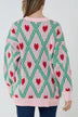 Queen of Hearts Oversize Jumper