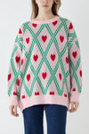 Queen of Hearts Oversize Jumper