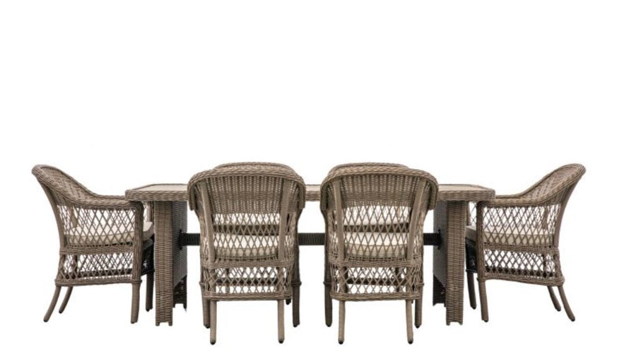 Burnham 6 Seater Garden Table and Chairs