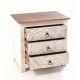 Pink City 3 Drawer Side Table