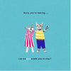 Sorry Your Leaving Card - Aurina Ltd