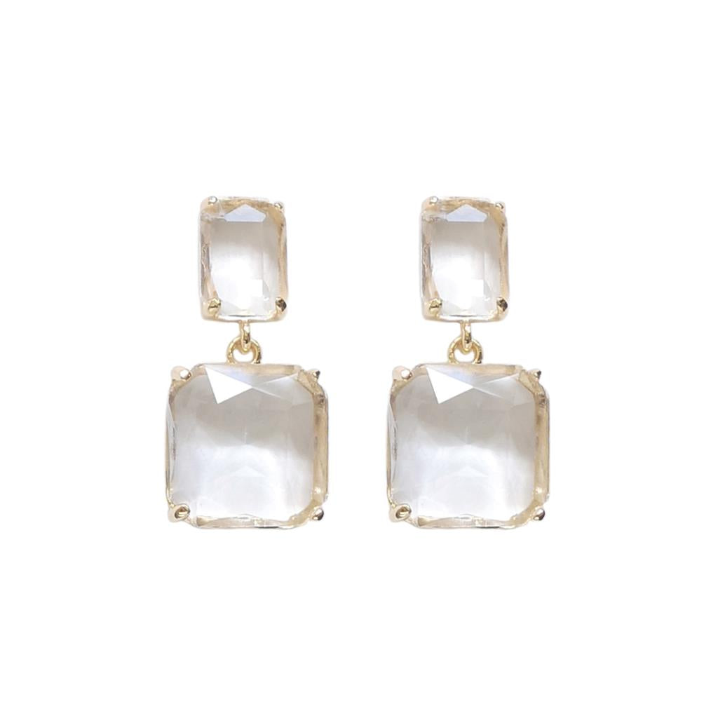 Starry Night Clear Drop Earring - Aurina Ltd