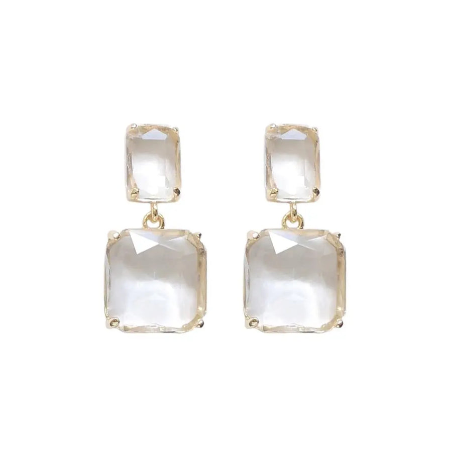 Starry Night Clear Drop Earring - Aurina Ltd
