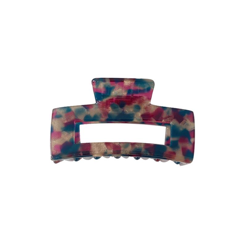 Large Resin Claw Clip - Blue and Purple - Aurina Ltd