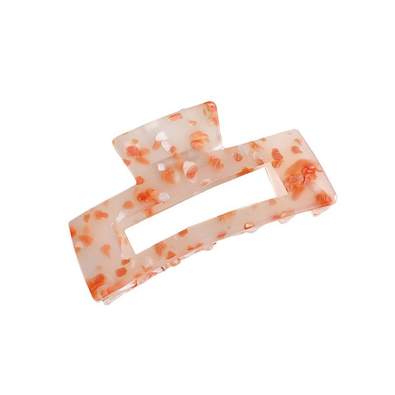Large Resin Claw Clip - Orange - Aurina Ltd