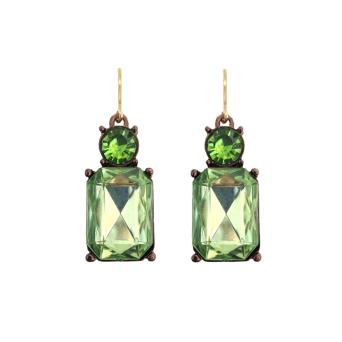 Vintage Gem Drop Earrings