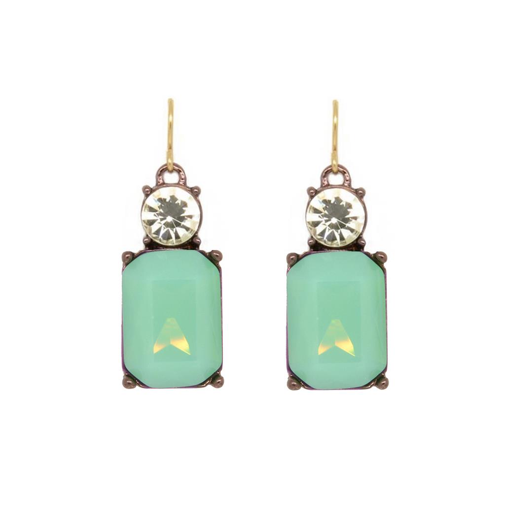 Vintage Gem Drop Earrings
