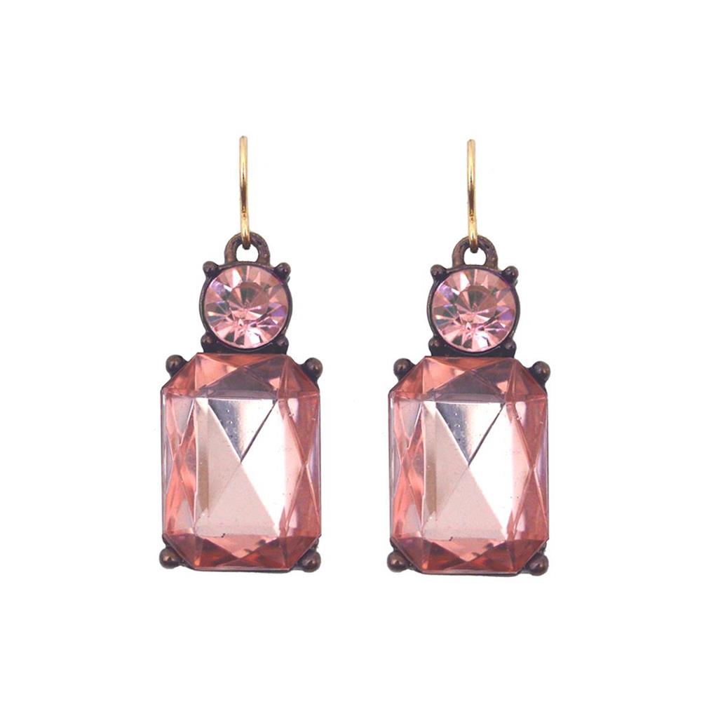 Vintage Gem Drop Earrings