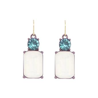 Vintage Gem Drop Earrings