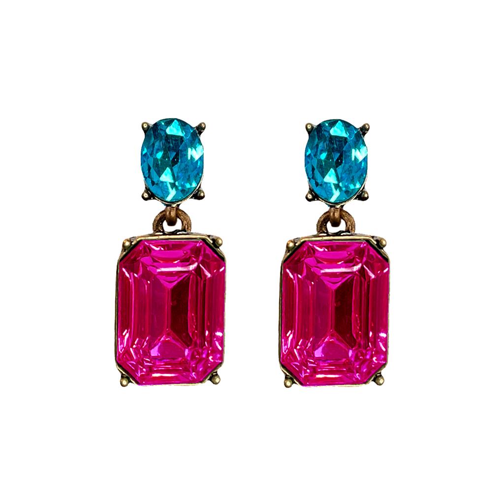 Best Selling Vintage Gem Earrings - Aurina Ltd