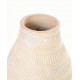 Ivory Terracotta Diamond Vase - Aurina Ltd