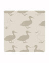 Jemima - Duck Print Fabric Linen & Stone - Aurina Ltd